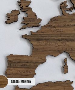 Mapa Mundi de madera - ¡Qué Tierno!